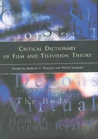 Critical Dictionary of Film and Television Theory cover