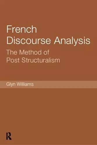 French Discourse Analysis cover