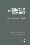 Research in International Marketing (RLE International Business) cover