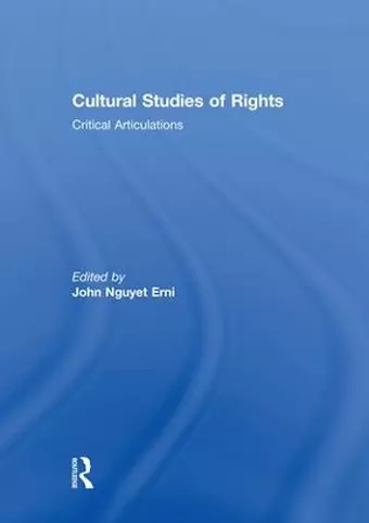 Cultural Studies of Rights cover