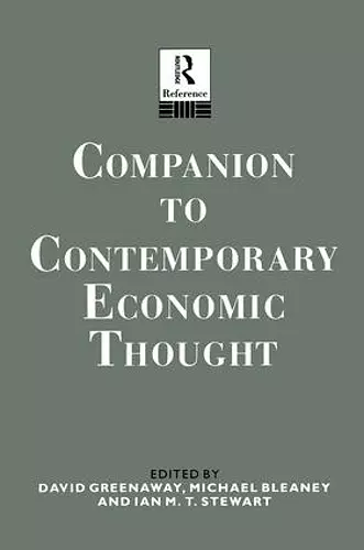 Companion to Contemporary Economic Thought cover