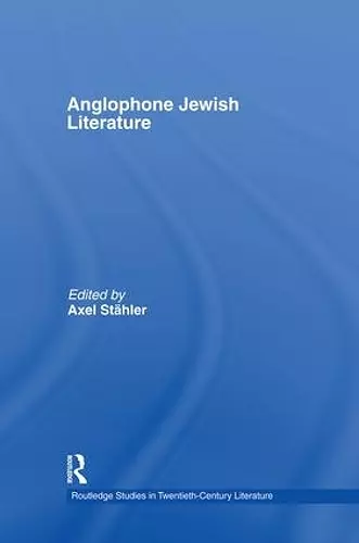 Anglophone Jewish Literature cover