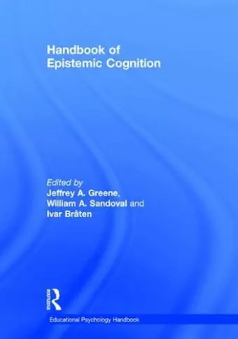 Handbook of Epistemic Cognition cover