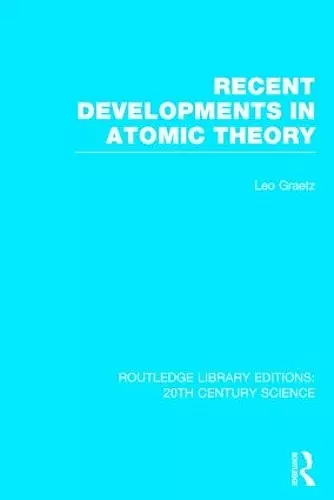 Recent Developments in Atomic Theory cover