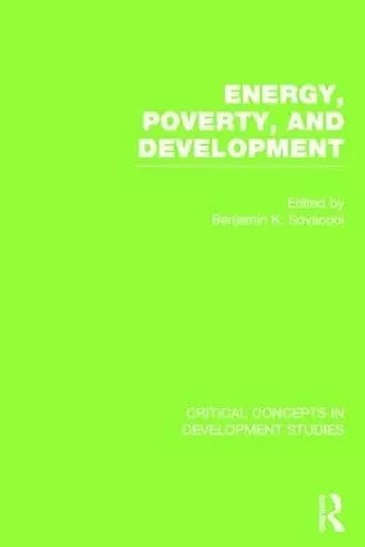 Energy, Poverty, and Development cover