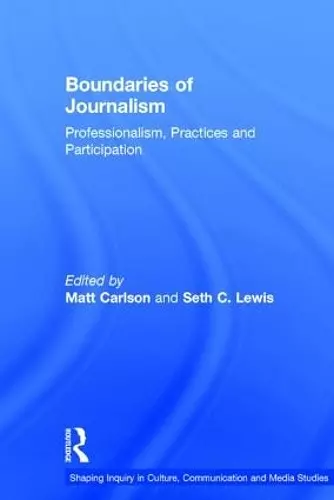 Boundaries of Journalism cover