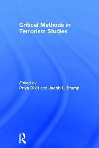 Critical Methods in Terrorism Studies cover