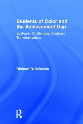 Students of Color and the Achievement Gap cover