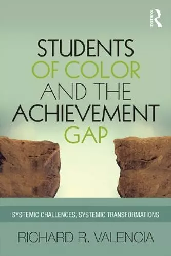 Students of Color and the Achievement Gap cover