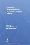 European Developments in Corporate Criminal Liability cover