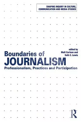 Boundaries of Journalism cover