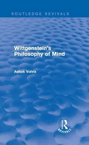 Wittgenstein's Philosophy of Mind (Routledge Revivals) cover