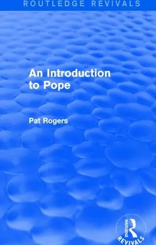 An Introduction to Pope (Routledge Revivals) cover