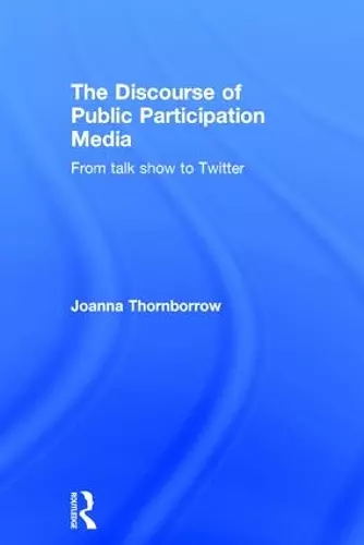 The Discourse of Public Participation Media cover