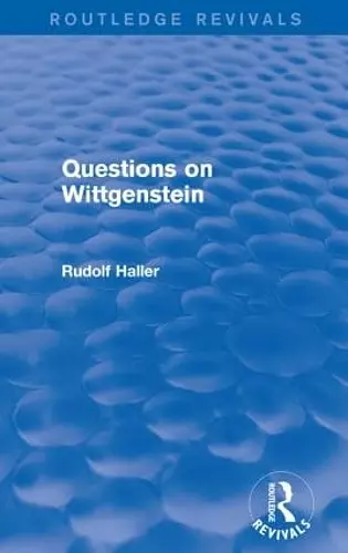 Questions on Wittgenstein (Routledge Revivals) cover