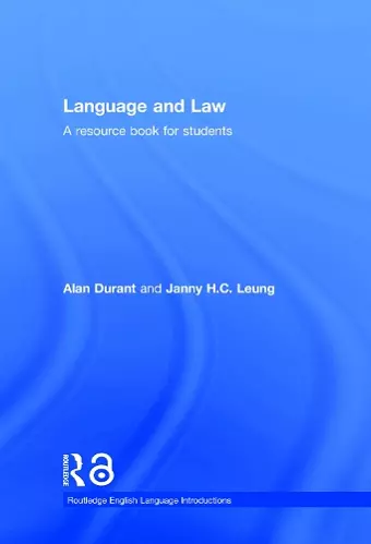 Language and Law cover