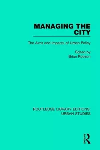 Managing the City cover