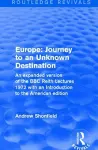 Revival: Europe: Journey to an Unknown Destination (1972) cover