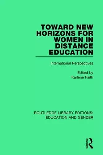 Toward New Horizons for Women in Distance Education cover