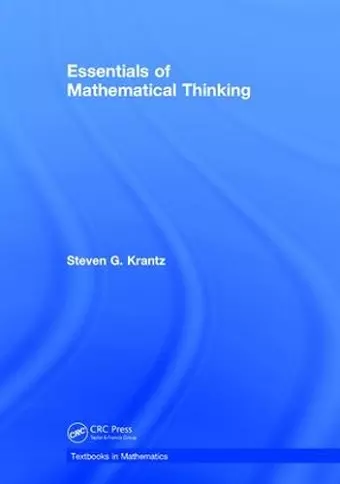 Essentials of Mathematical Thinking cover