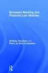 European Banking and Financial Law Statutes cover