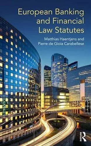 European Banking and Financial Law Statutes cover