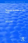 Selected Writings of A.R. Luria cover