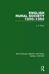 English Rural Society, 1200-1350 cover