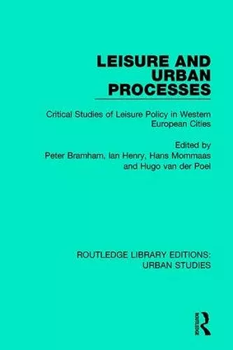 Leisure and Urban Processes cover