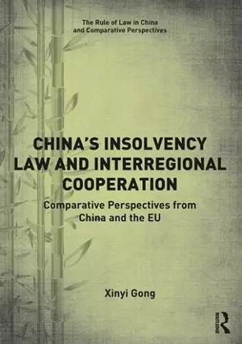 China’s Insolvency Law and Interregional Cooperation cover