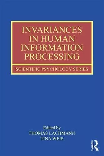 Invariances in Human Information Processing cover