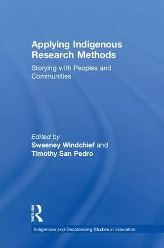 Applying Indigenous Research Methods cover