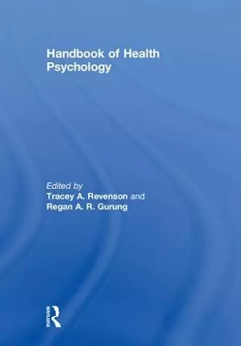 Handbook of Health Psychology cover