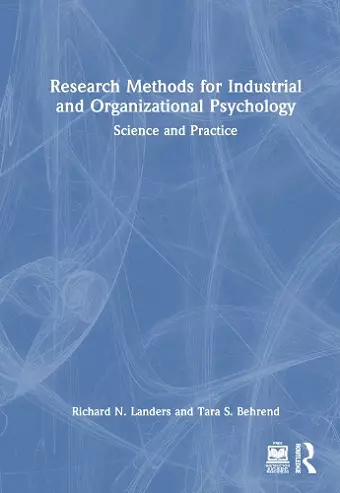 Research Methods for Industrial and Organizational Psychology cover