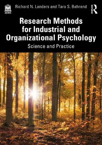 Research Methods for Industrial and Organizational Psychology cover