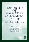 Handbook of Formative Assessment in the Disciplines cover