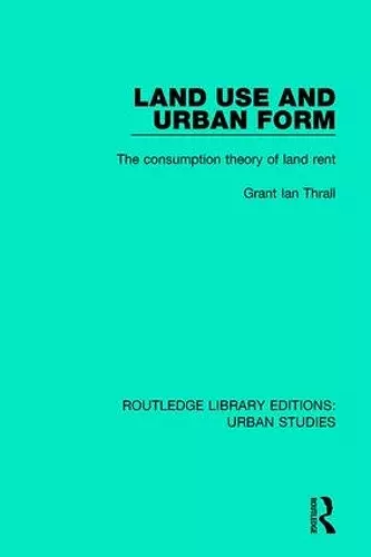 Land Use and Urban Form cover