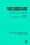 Basic Needs and the Urban Poor cover