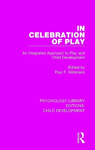In Celebration of Play cover