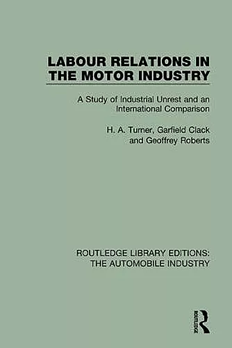 Labour Relations in the Motor Industry cover