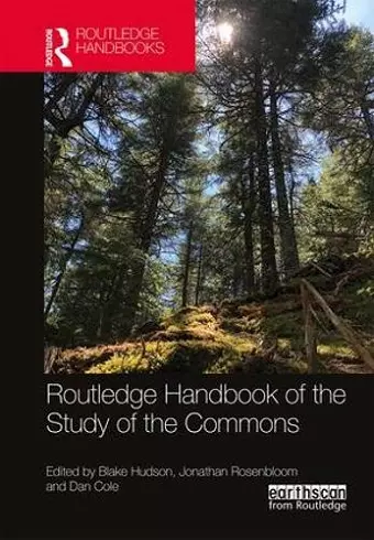 Routledge Handbook of the Study of the Commons cover