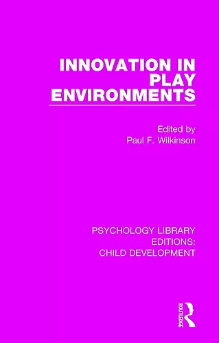 Innovation in Play Environments cover