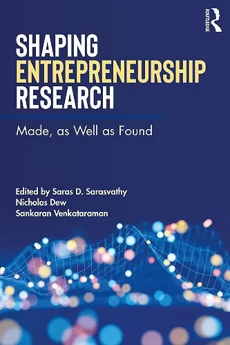 Shaping Entrepreneurship Research cover