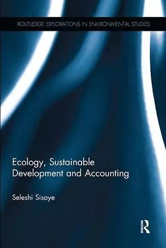 Ecology, Sustainable Development and Accounting cover