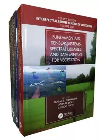 Hyperspectral Remote Sensing of Vegetation, Second Edition, Four Volume Set cover