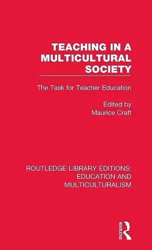 Teaching in a Multicultural Society cover