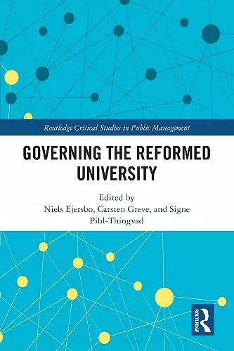 Governing the Reformed University cover