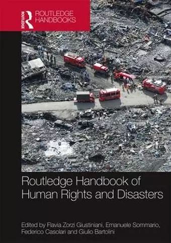 Routledge Handbook of Human Rights and Disasters cover