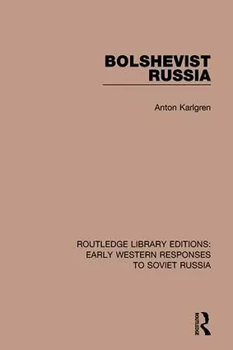 Bolshevist Russia cover