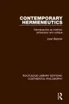 Contemporary Hermeneutics cover